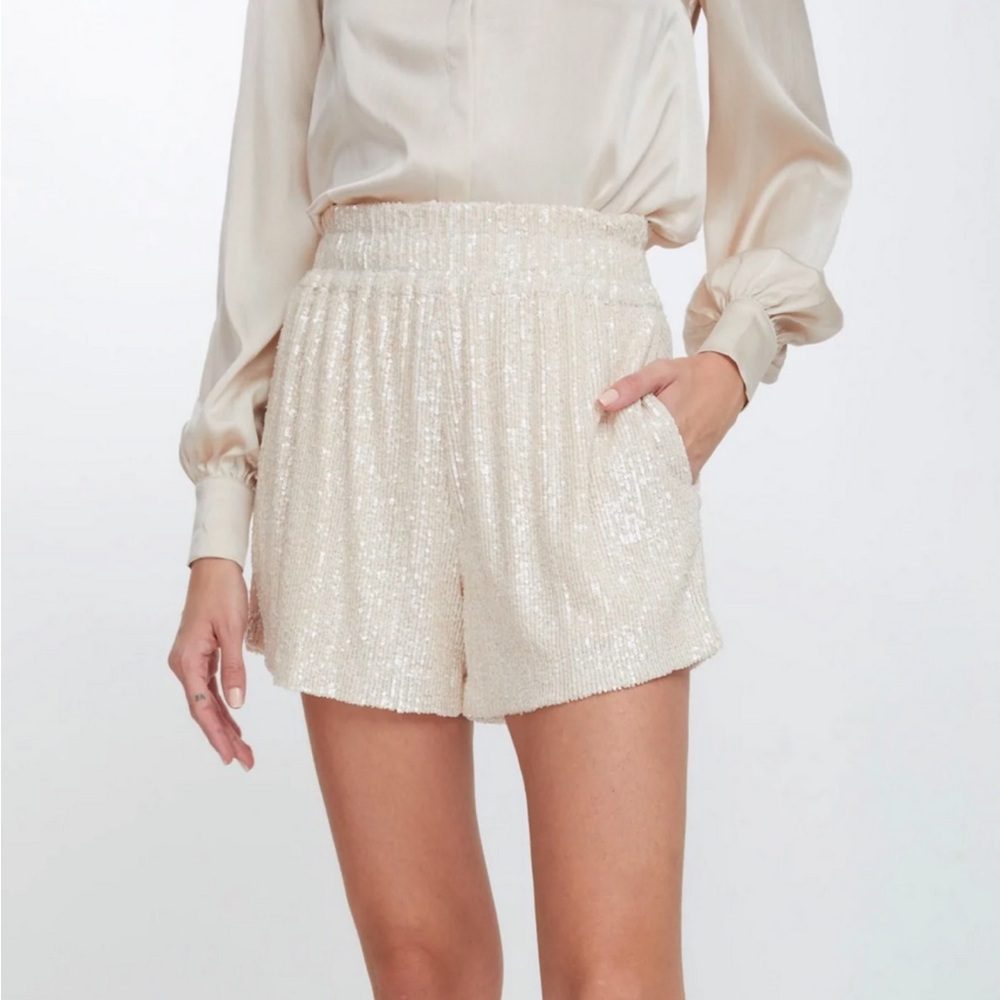 Sequin shorts NWOT